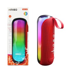 Coluna Sem Fio Portátil Kimiso KMS-246 Vermelho